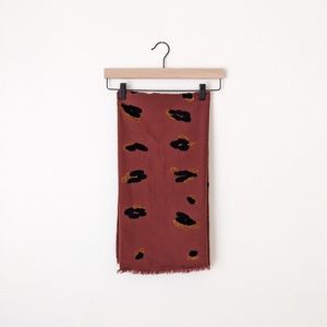 Madewell Graphic Leopard Print Scarf